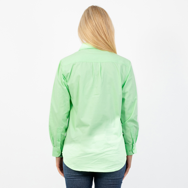 HIGHGROVE | Womens Workshirt Long Sleeve - Ash Green