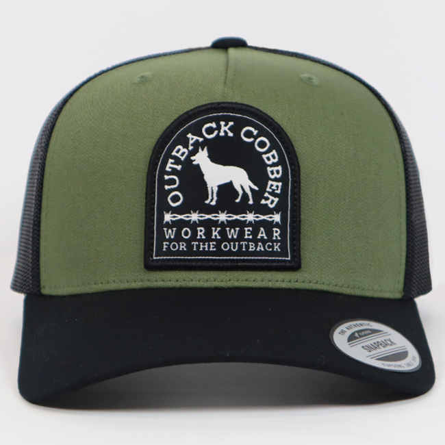 ROMA CAP Black/Olive/Black