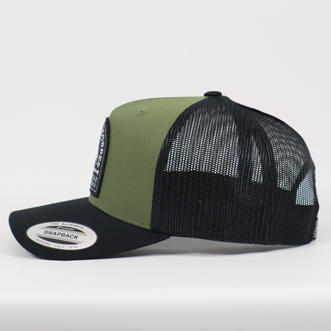 ROMA CAP Black/Olive/Black