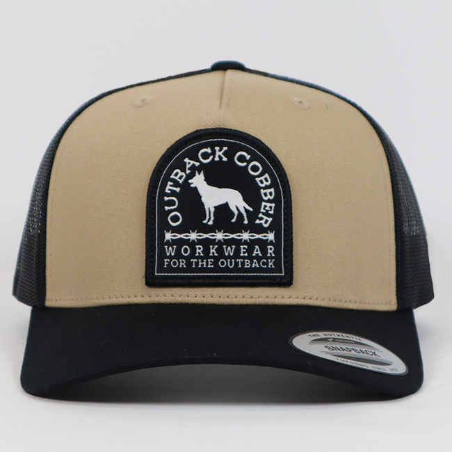 Roma Cap Black/Khaki/Black