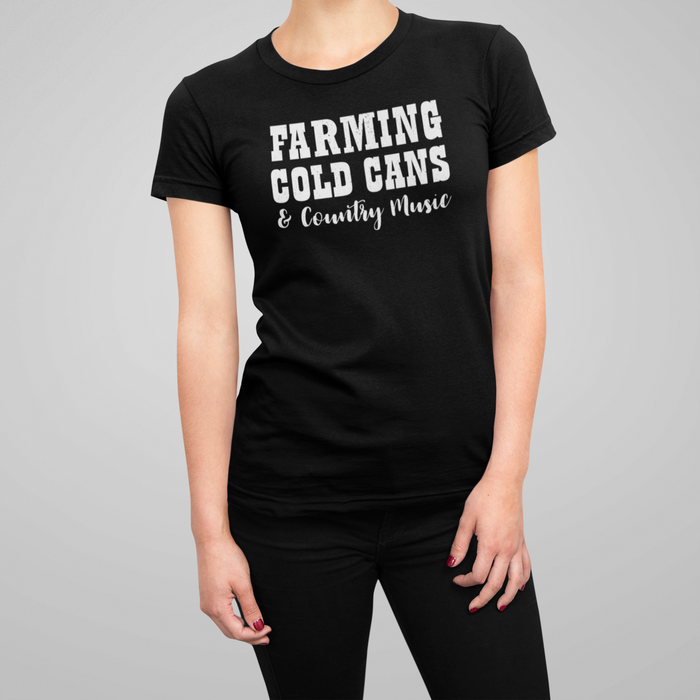 FARMING WOMENS T-SHIRT - BLACK