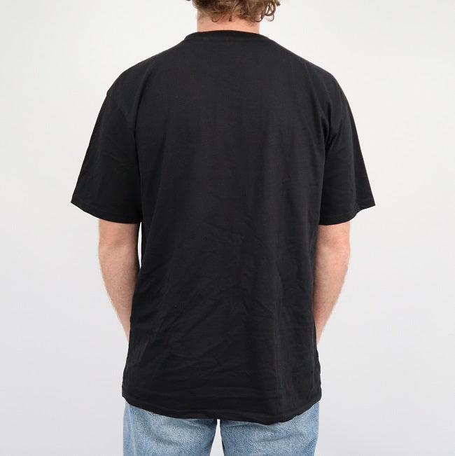 Men's Outback Cobber Text Logo - Black T-Shirt