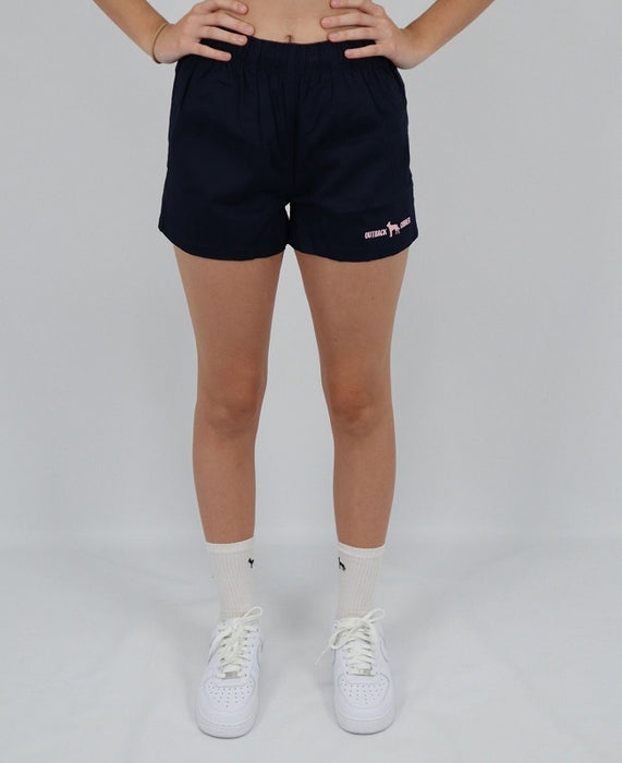 RUGBY WORK SHORTS - WOMENS NAVY